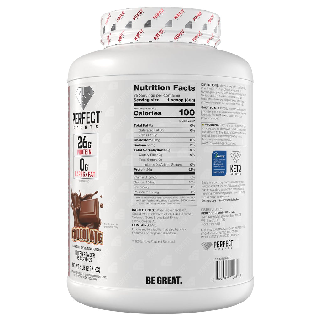 Milk Chocolate Whey Protein Isolate 5 lb M2048
