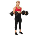 40 Lb Vinyl Dumbbell Set Hand Weights J59975