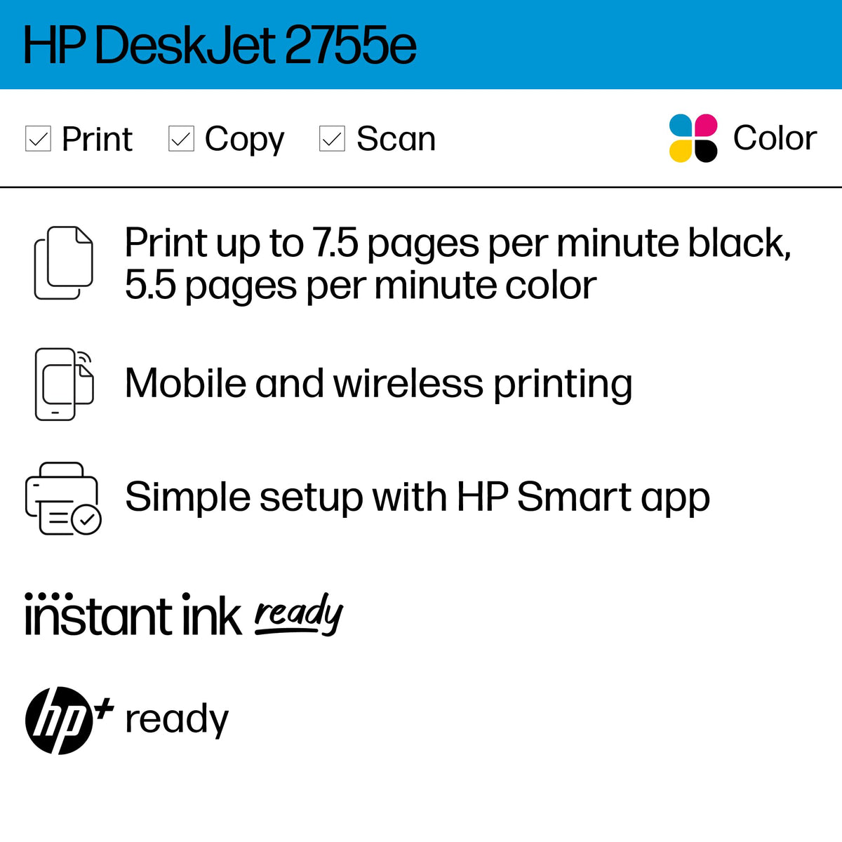 Wireless Color Inkjet Printer M3689