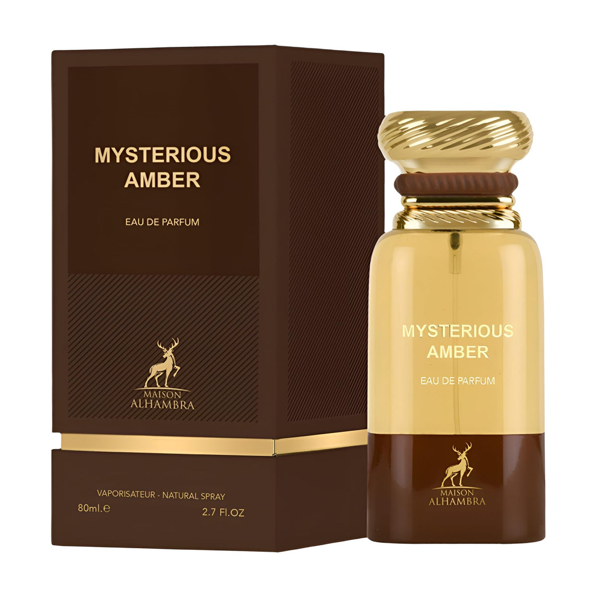 Amber Smoky Woody Sweet Eau de Parfum Spray 2.7 Ounce / 80 ml D790839