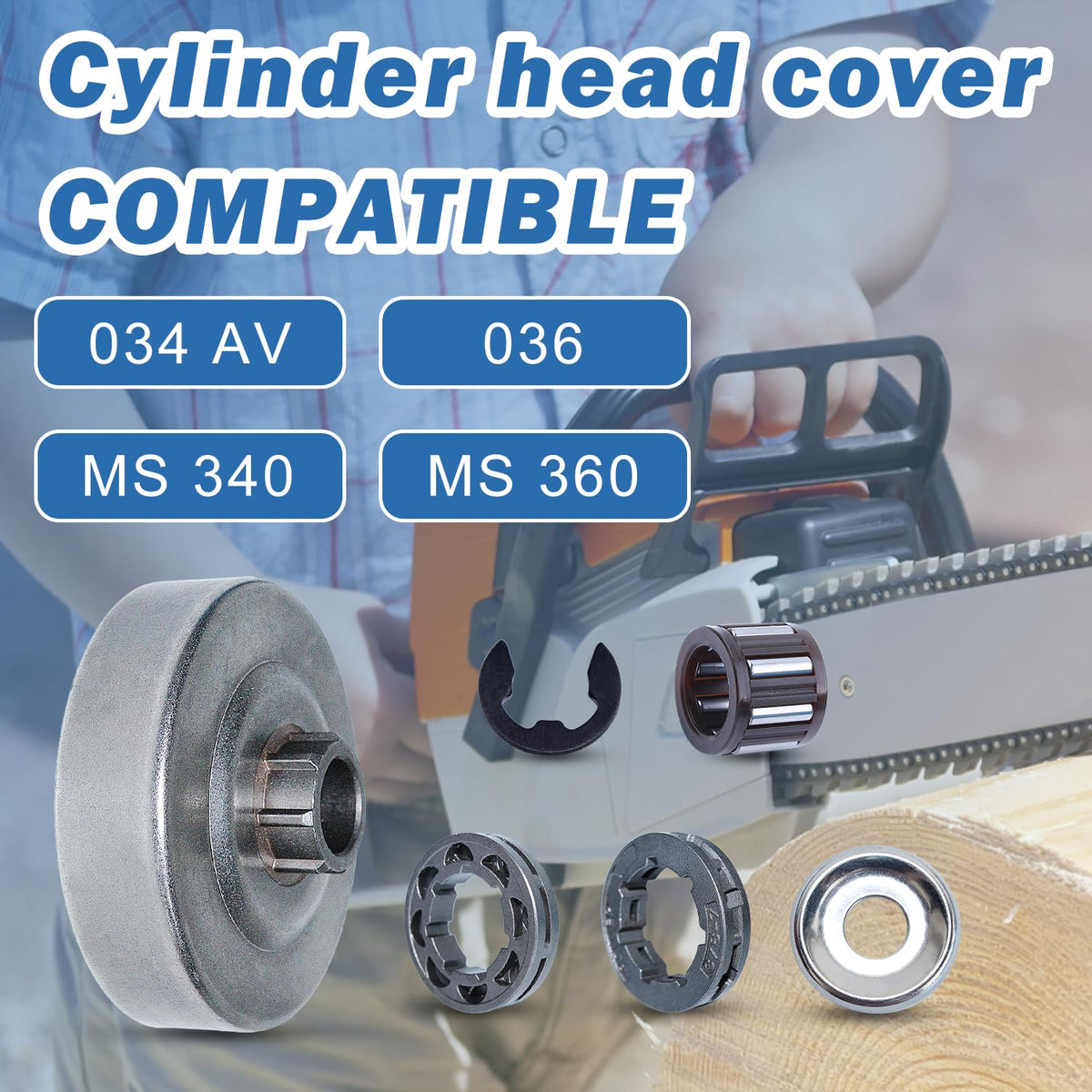 Chain Clutch Sprocket Drum Rim Washer Bearing Kit Y6595