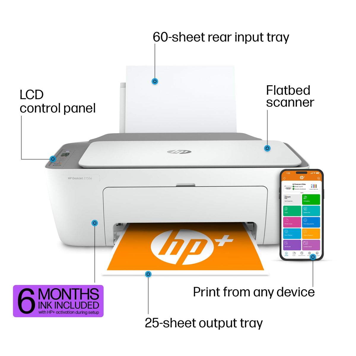 Wireless Color Inkjet Printer M3689