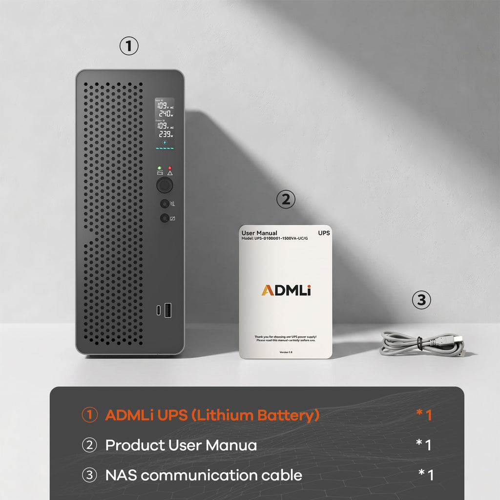 1500VA/1000W LiFePO4 UPS Battery Backup Q9445