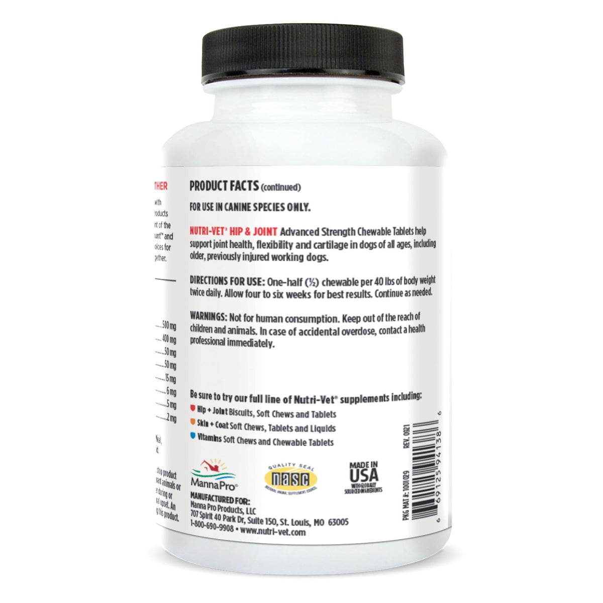 Glucosamine Chondroitin Dog Supplement 150 Ct Z5229