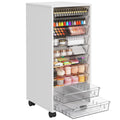 White 10 Drawer Rolling Storage Cart H66741