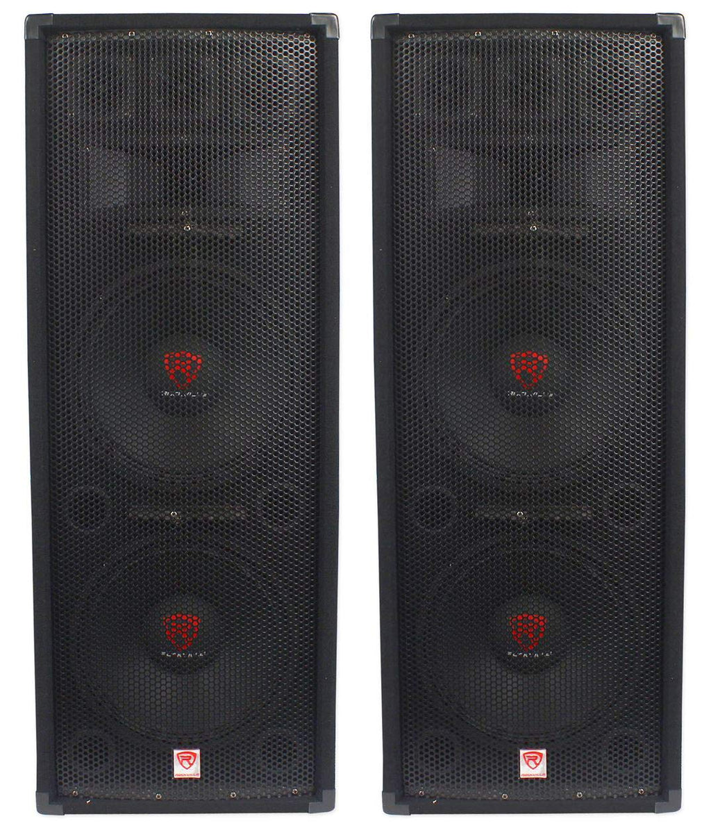 Dual 12" 3-Way 8-Ohm Passive PA Speaker, 2-Pack M844845