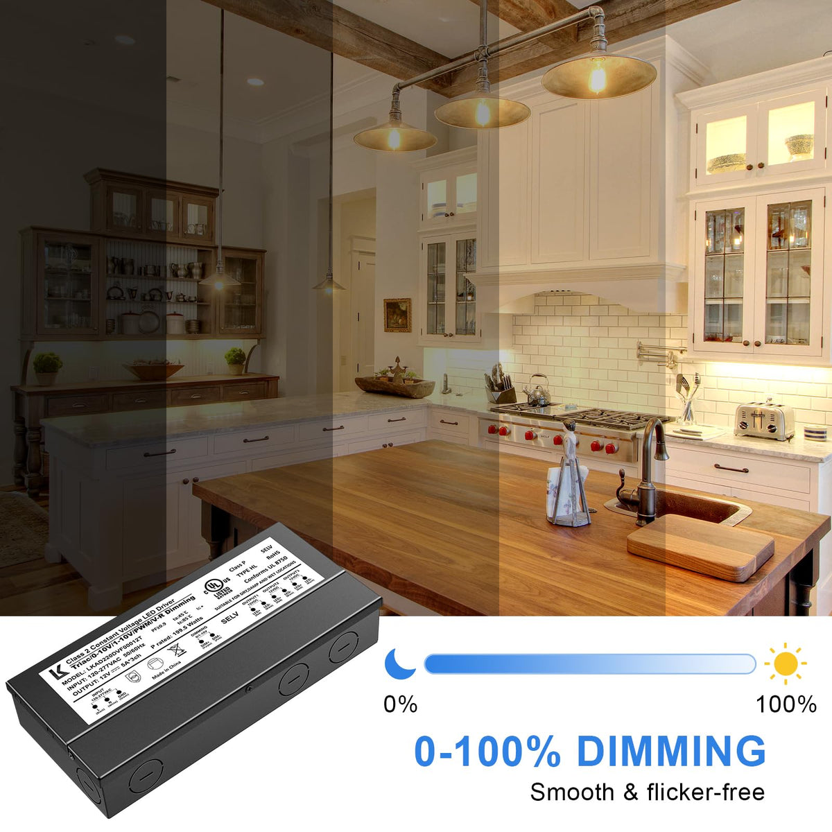 12V 200W Dimmable LED Driver C2373