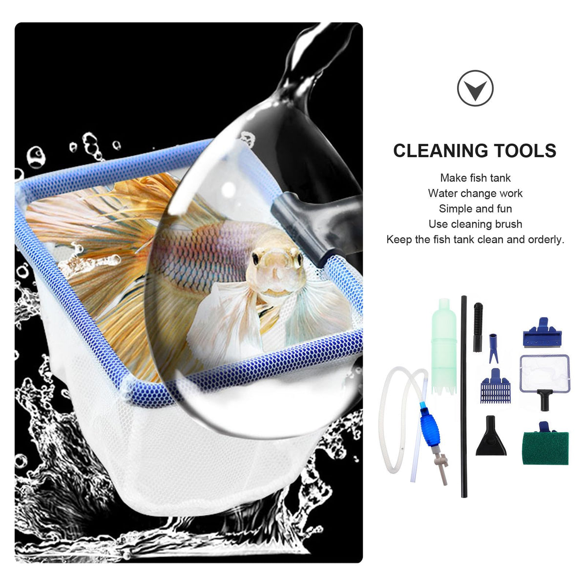 Fish Tank Water Changer with Manual Pump U376