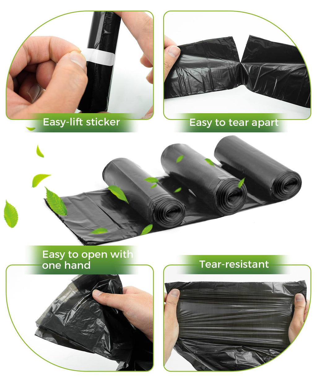 200 Pack Dog Poop Bags Rolls with Dispenser Q35821