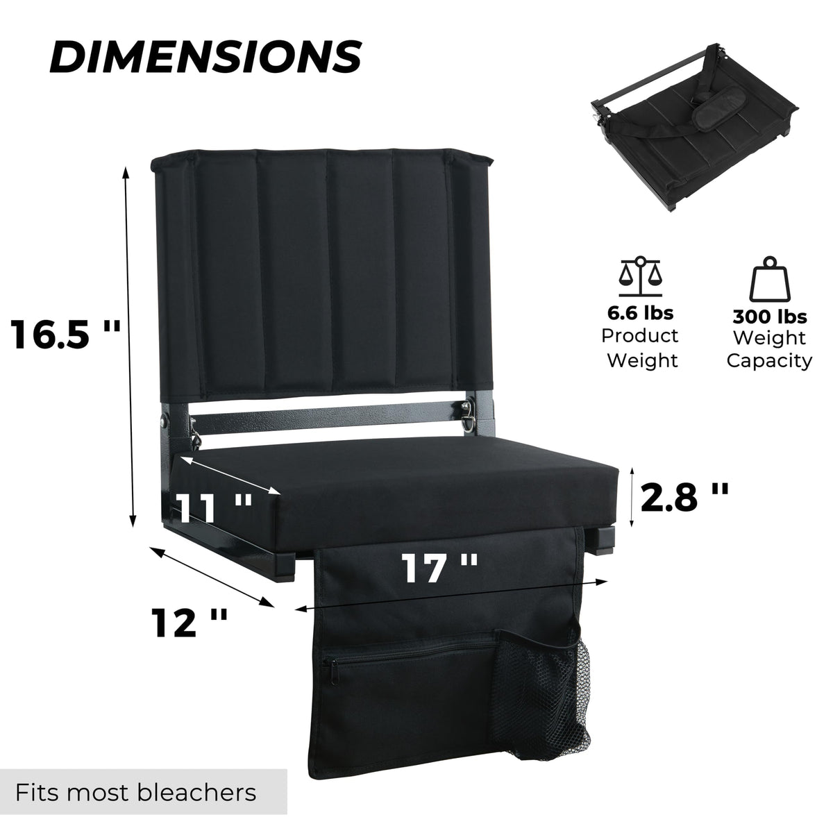 Stadium Seats with Back Support Folding Chair S898