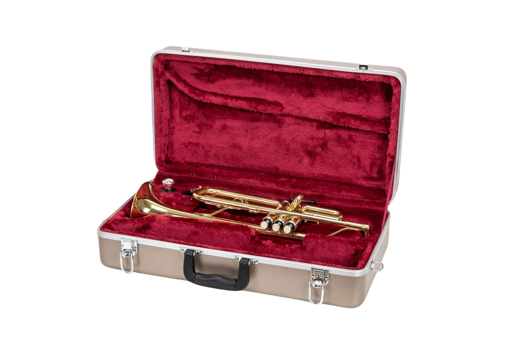 ABS Trumpet Case with Burgundy Velvet Interior P692901