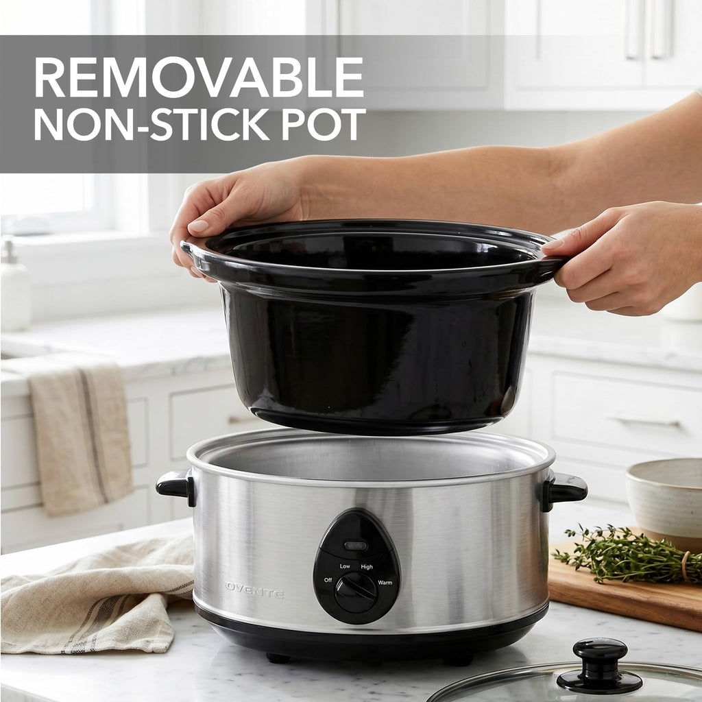 3.7 Qt Electric Slow Cooker F21162