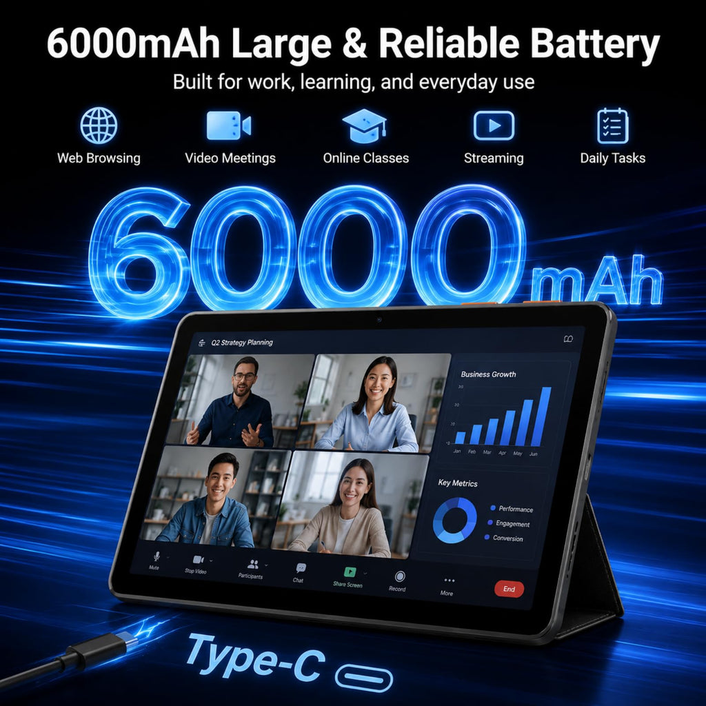 Android 15 Tablet, Octa-core 12GB RAM + 64GB + 64GB Card T148959