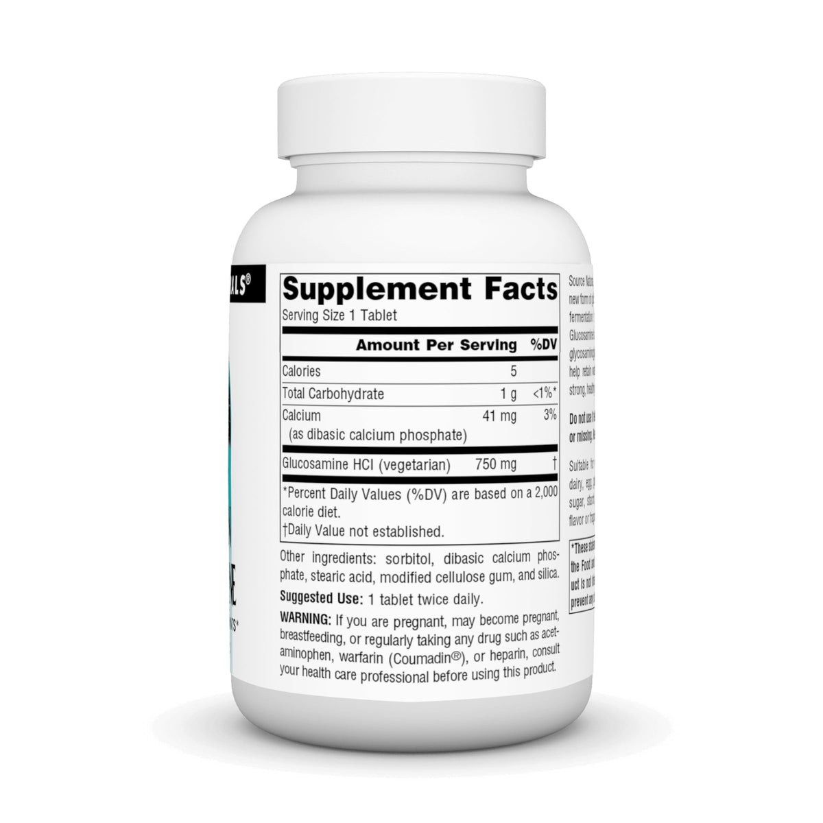 Vegetarian Glucosamine 750 mg 60 Tablets E94753