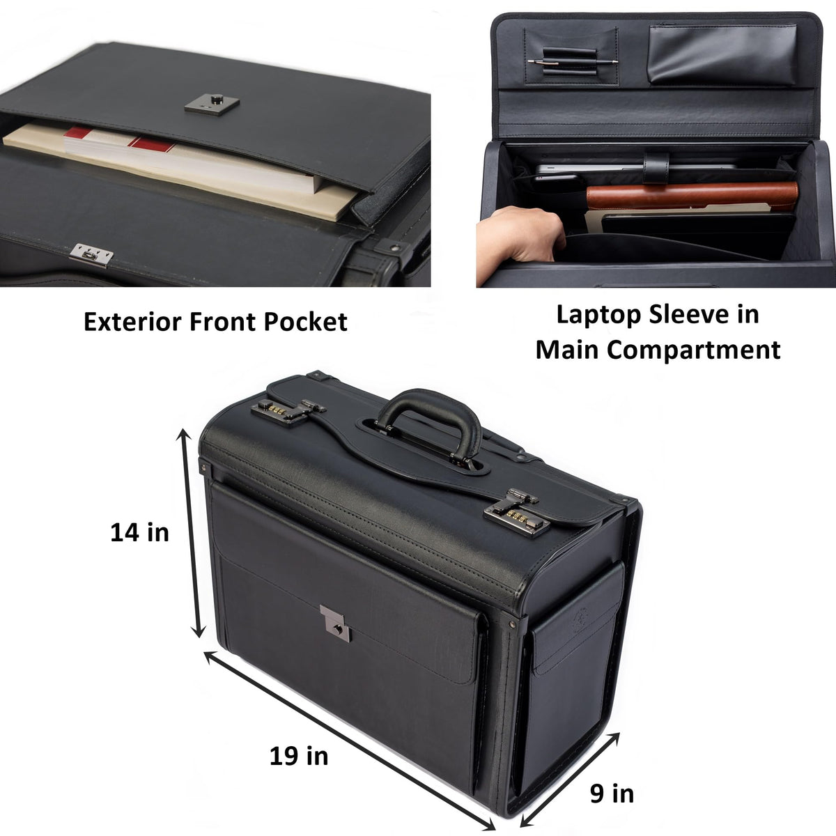 Wheeled Briefcase Rolling Case N5520