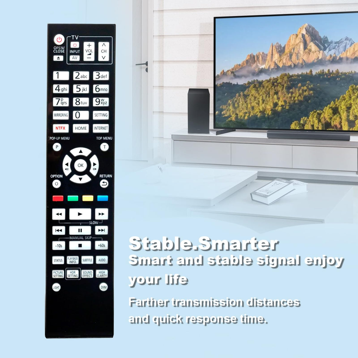 Replace Remote Control for 4K Blu-ray Player T61080