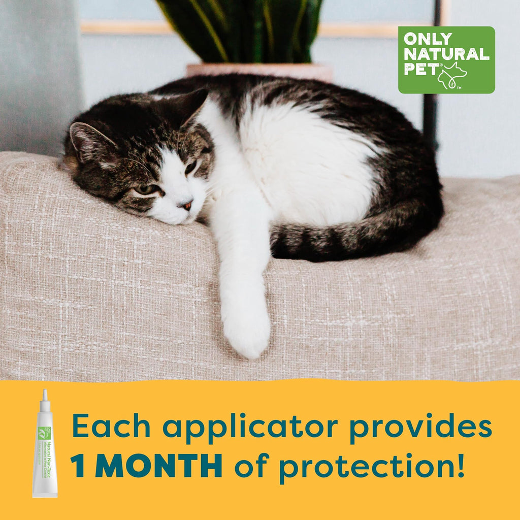 Natural Flea and Tick Prevention for Cats Squeeze-On Drops L1668