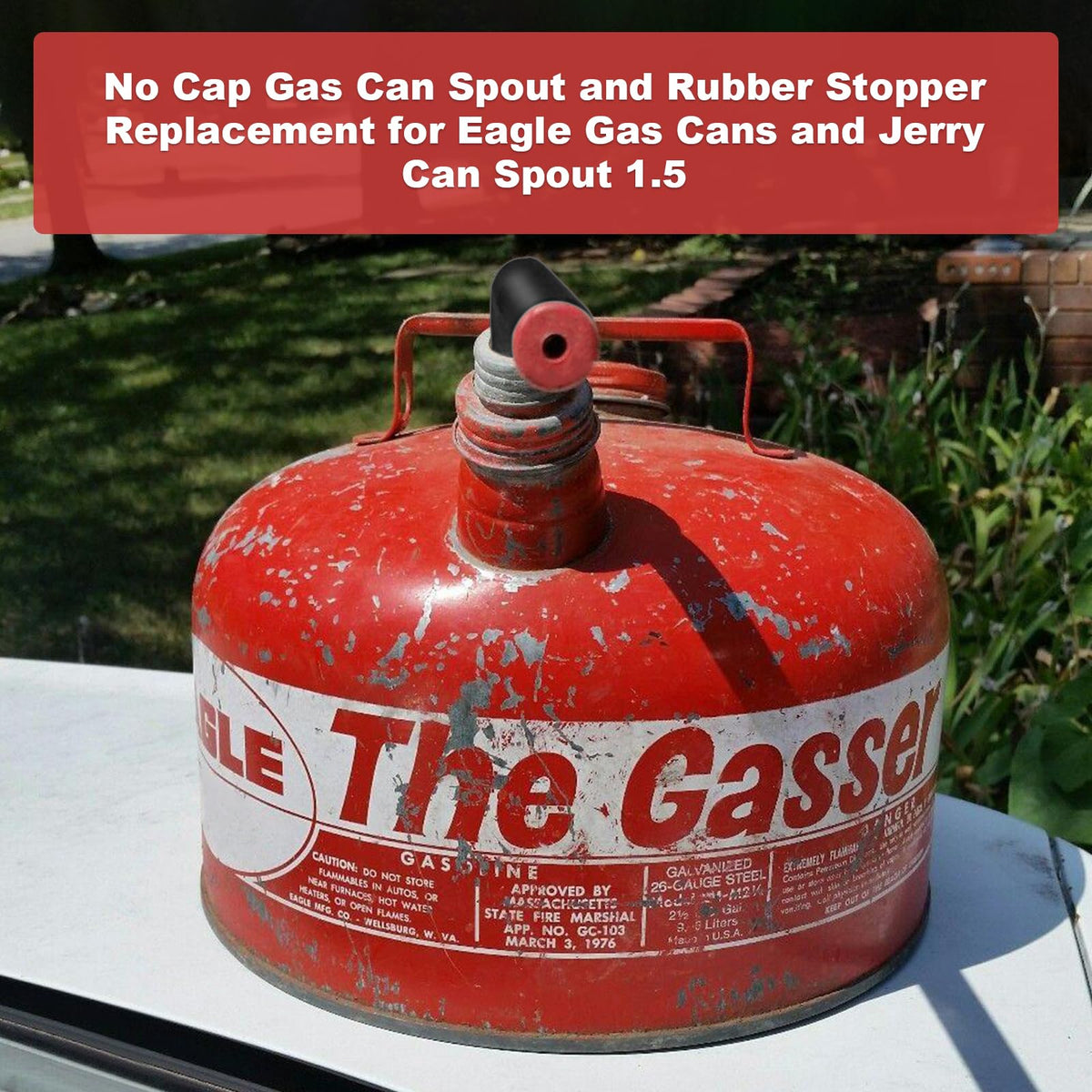 Gas Can Spout and Rubber Stopper Replacement W955157