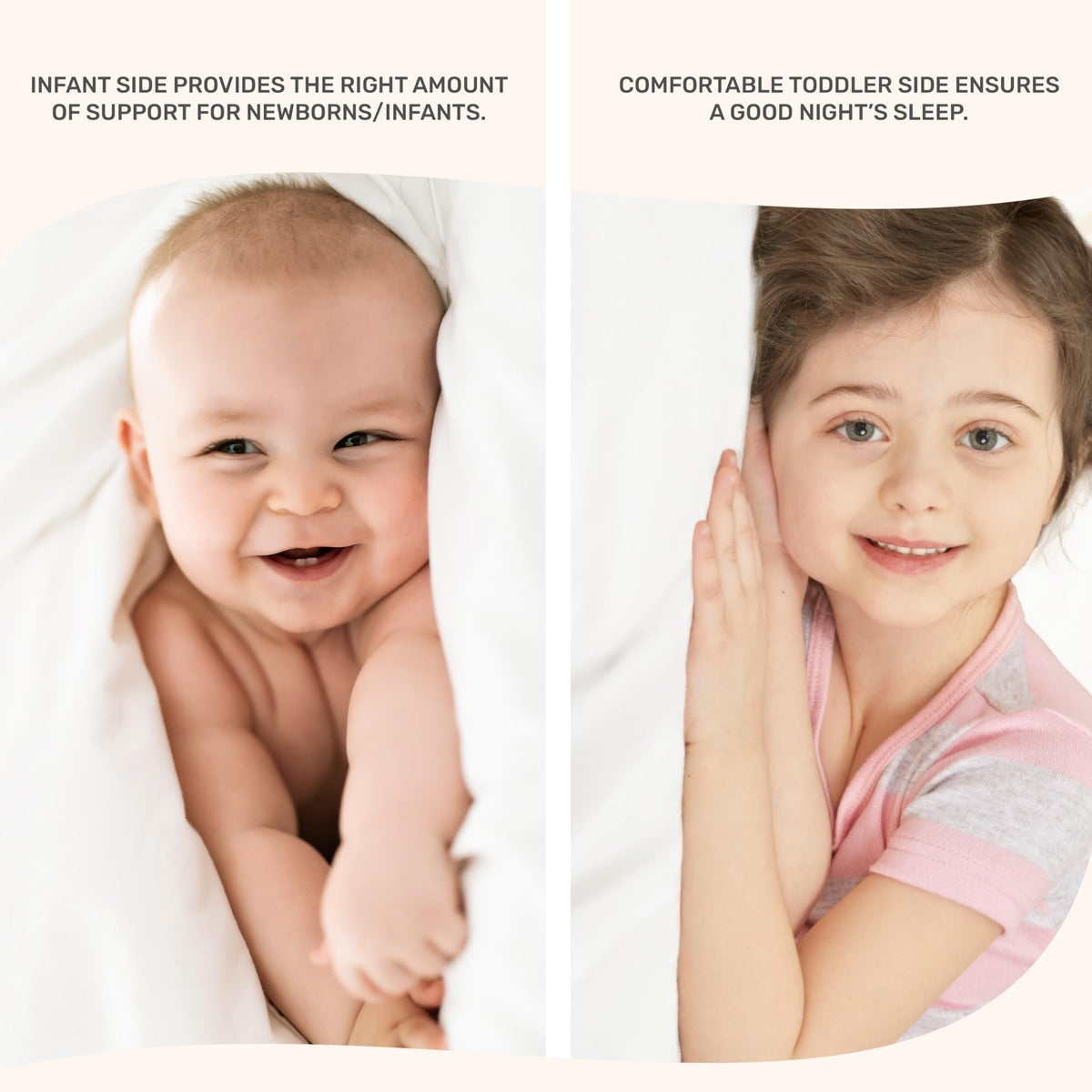 2-in-1 Dual-Sided Mini Crib Mattress R38362