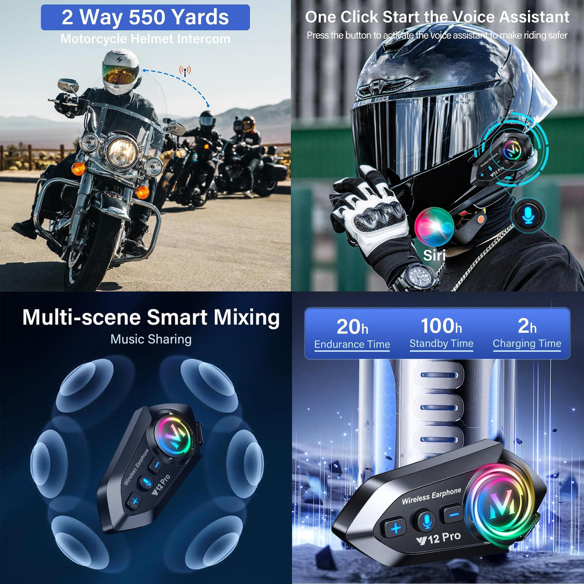 DOT Approved Flip Up Full Face Bluetooth Motorcycle Helmet M117756
