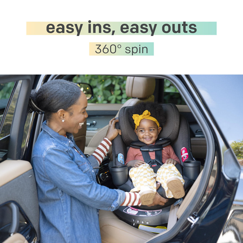 2-in-1 Rotating Convertible Car Seat N64303