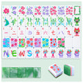 160 Acrylic Engraved Mahjong Tile Set A234770