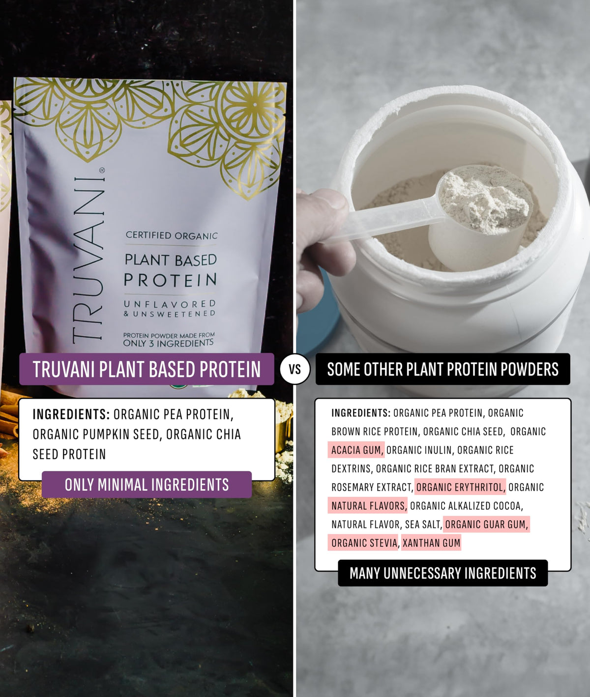 Organic Plant Based Protein Powder Y5861