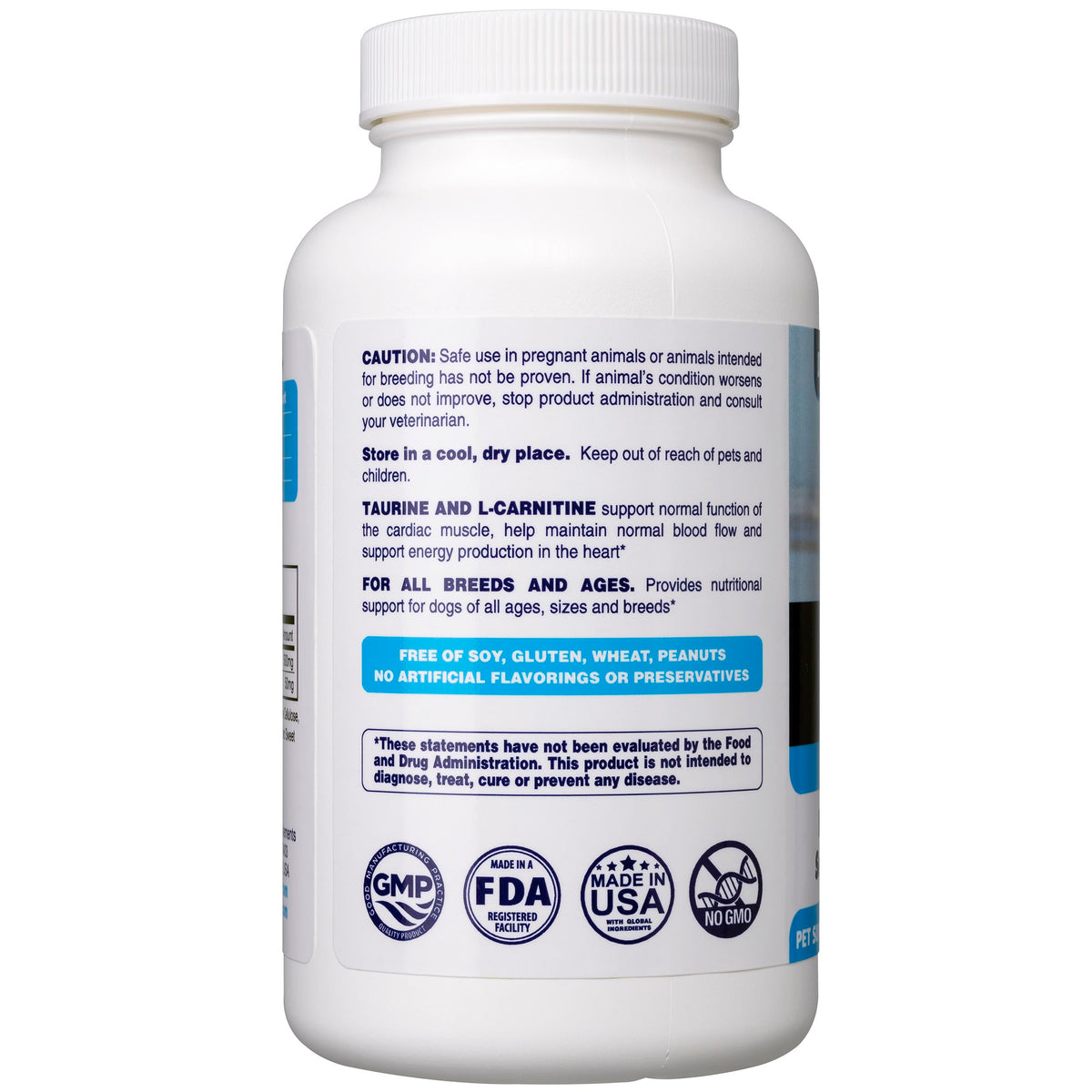 Taurine Supplement for Dogs 120ct W24358