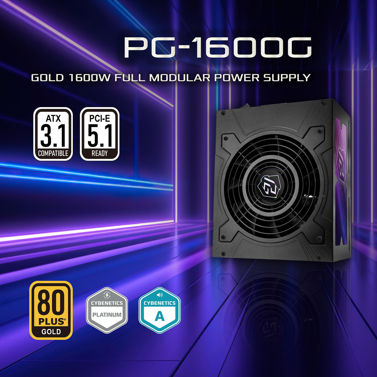 1600W Fully Modular ATX 3.1 Power Supply G8341