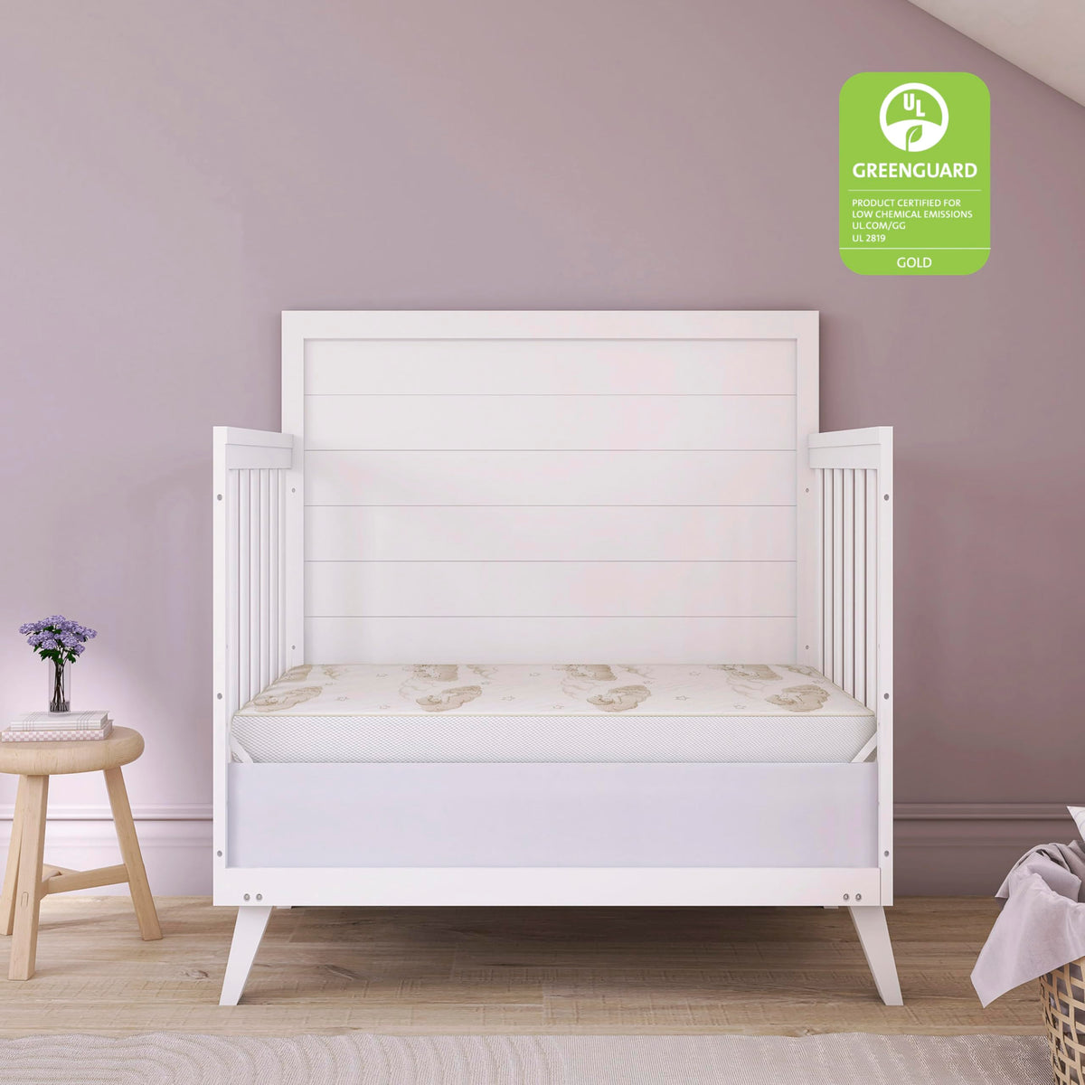 2-in-1 Dual-Sided Mini Crib Mattress R38362