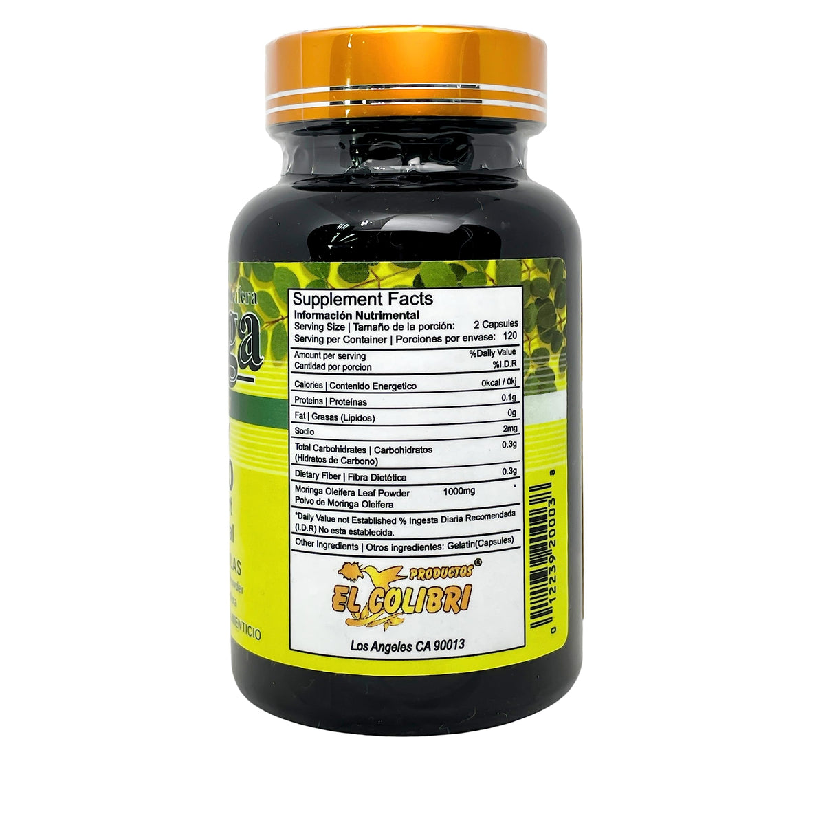 Moringa 1000mg 120 Capsules O333030