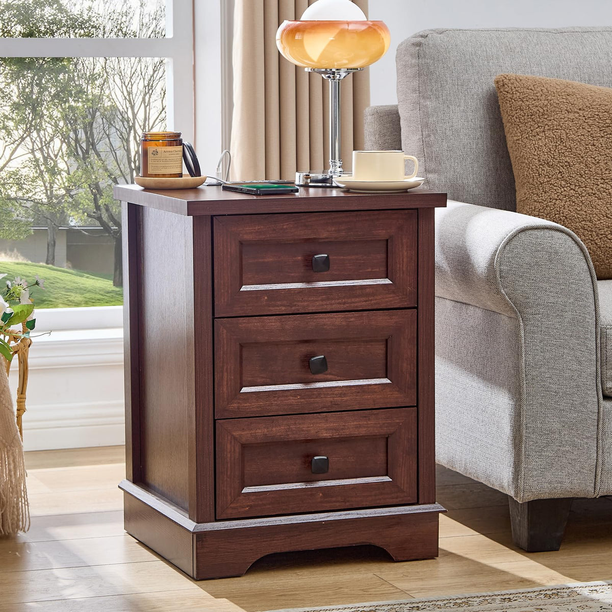 Dark Cherry Dresser X5227