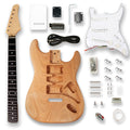 Electric Guitar Kit Okoume Body Maple Neck Ebony Fingerboard B139