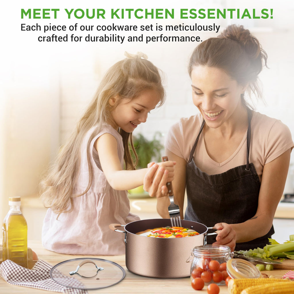 14-Piece Non Stick Cookware Set W923