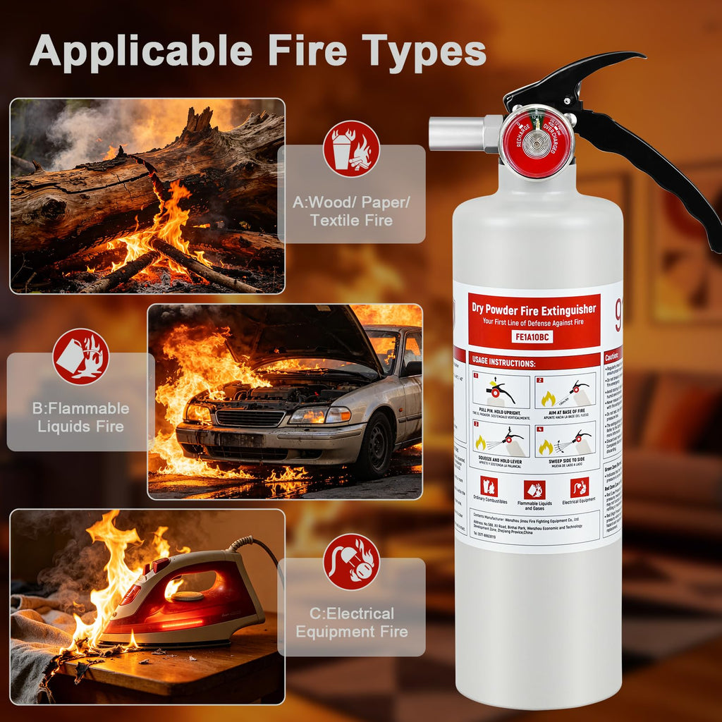 2.5 lb ABC Dry Chemical Fire Extinguisher V6244