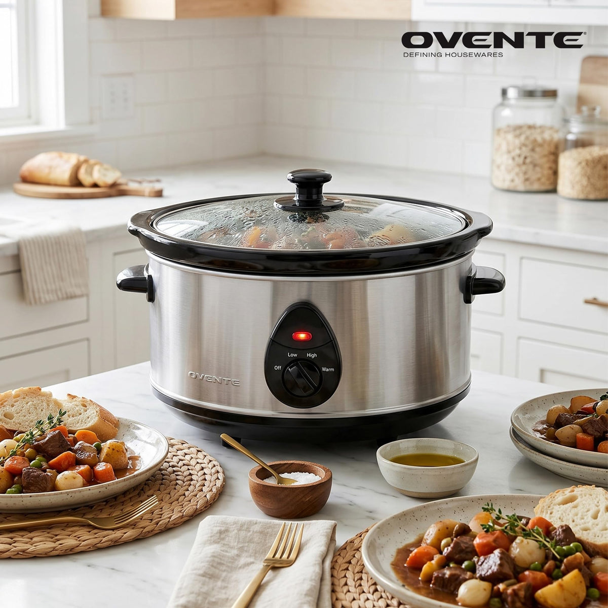 3.7 Qt Electric Slow Cooker F21162