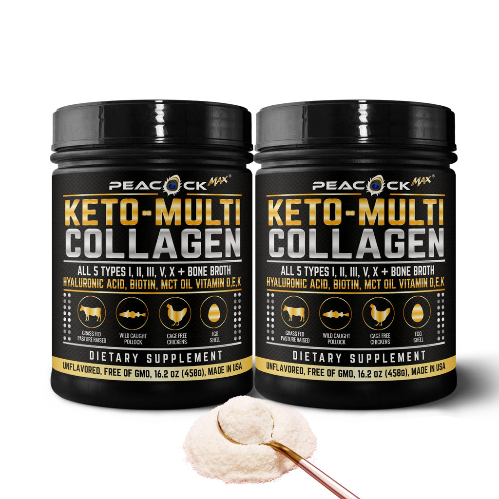 16.2 oz Pack of 2 Unflavored Hydrolyzed Collagen Protein Powder Z241