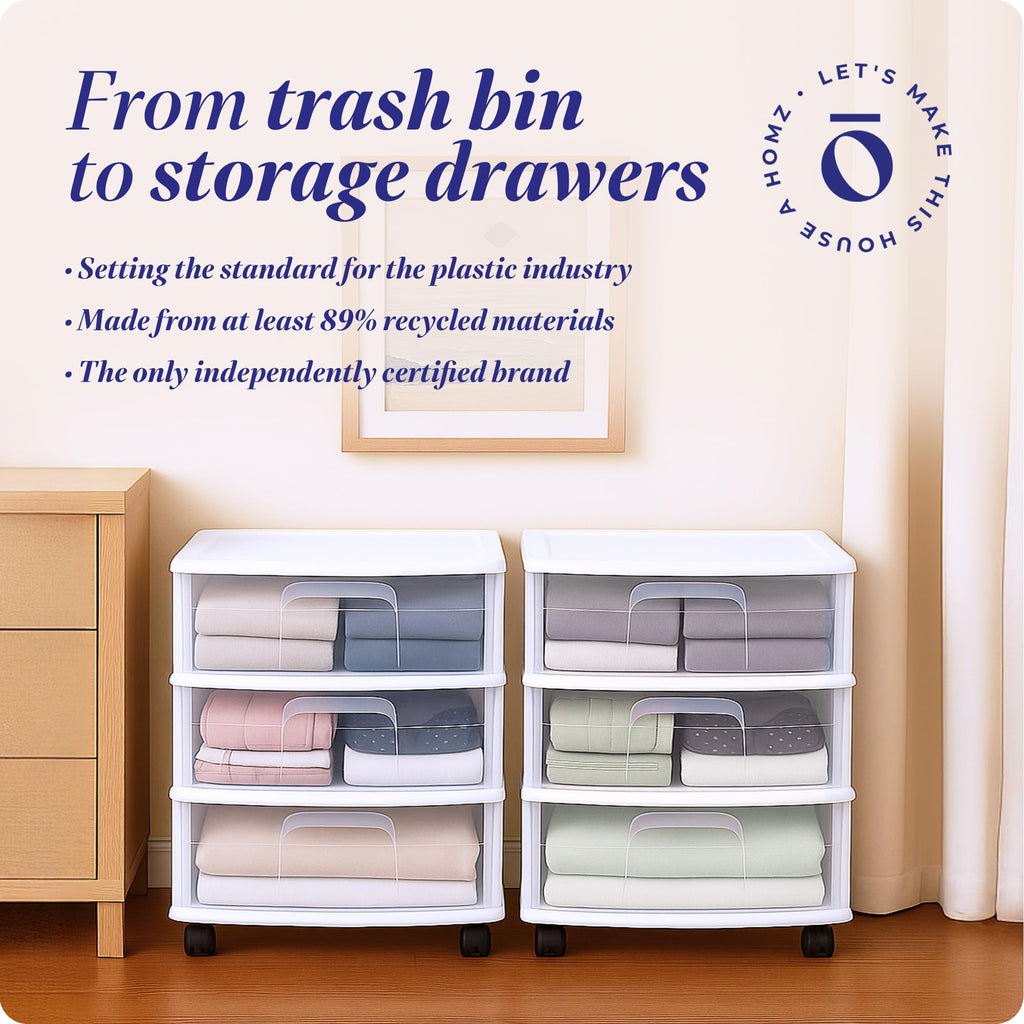 White 3-Tier Storage Cart 2 Pack T7475