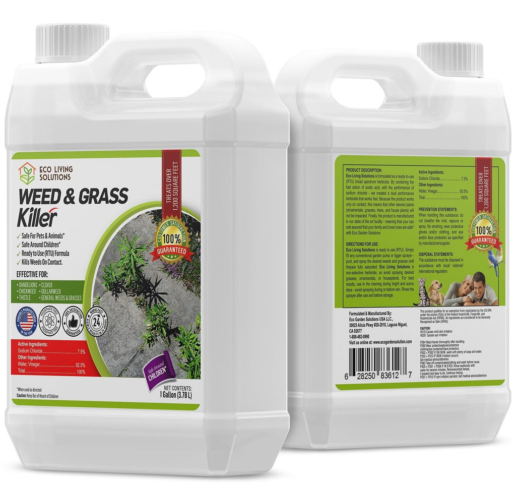 Organic Vinegar Weed Killer Spray Ready Herbicide 1 Gallon G1982