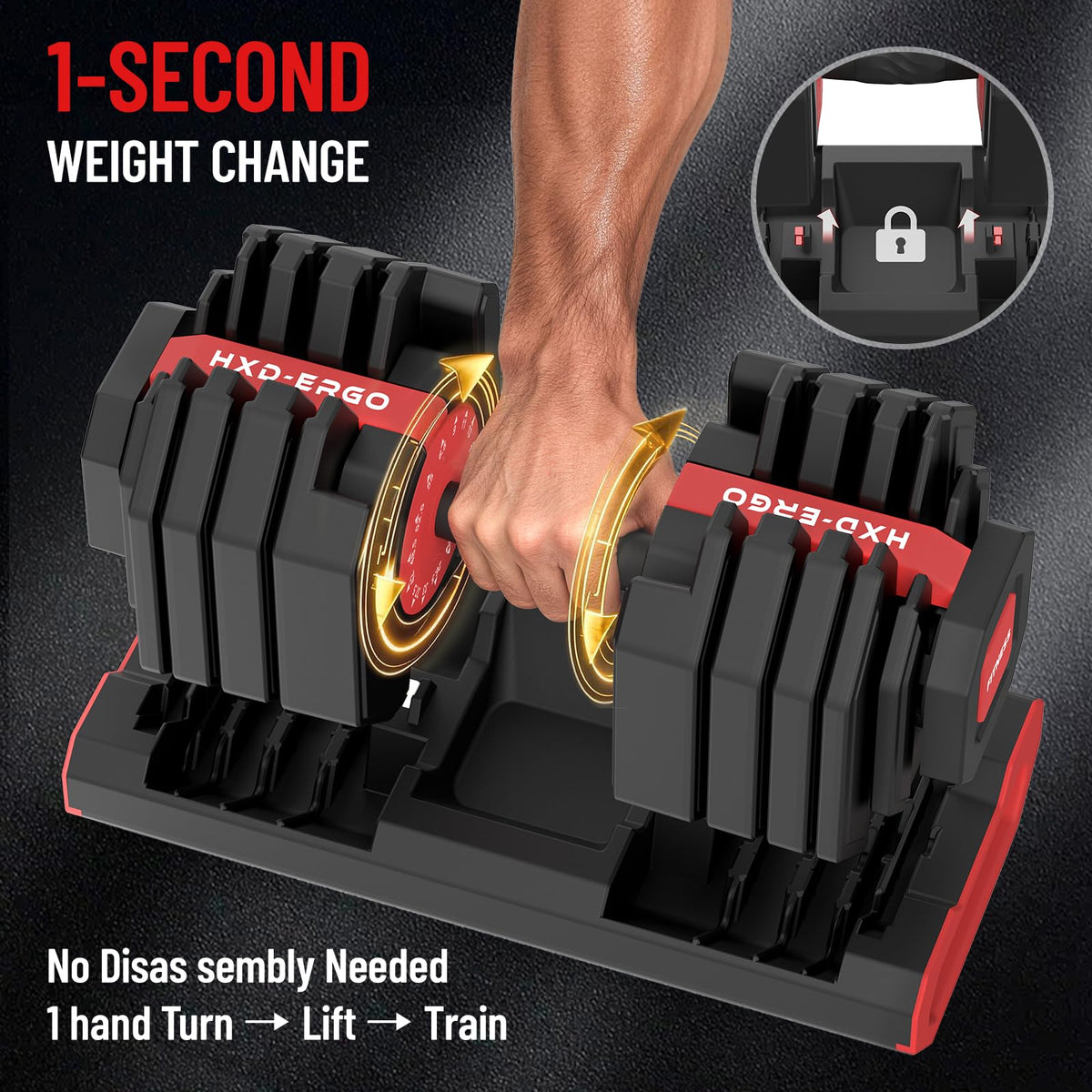 15 in 1 Adjustable Dumbbell Weight T349