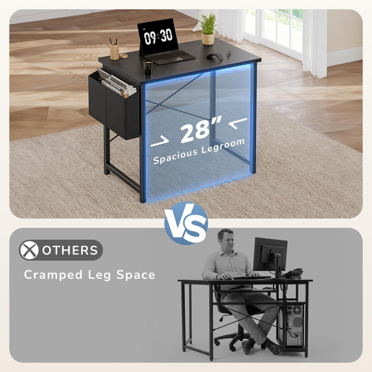 31" Small Computer Desk R592517