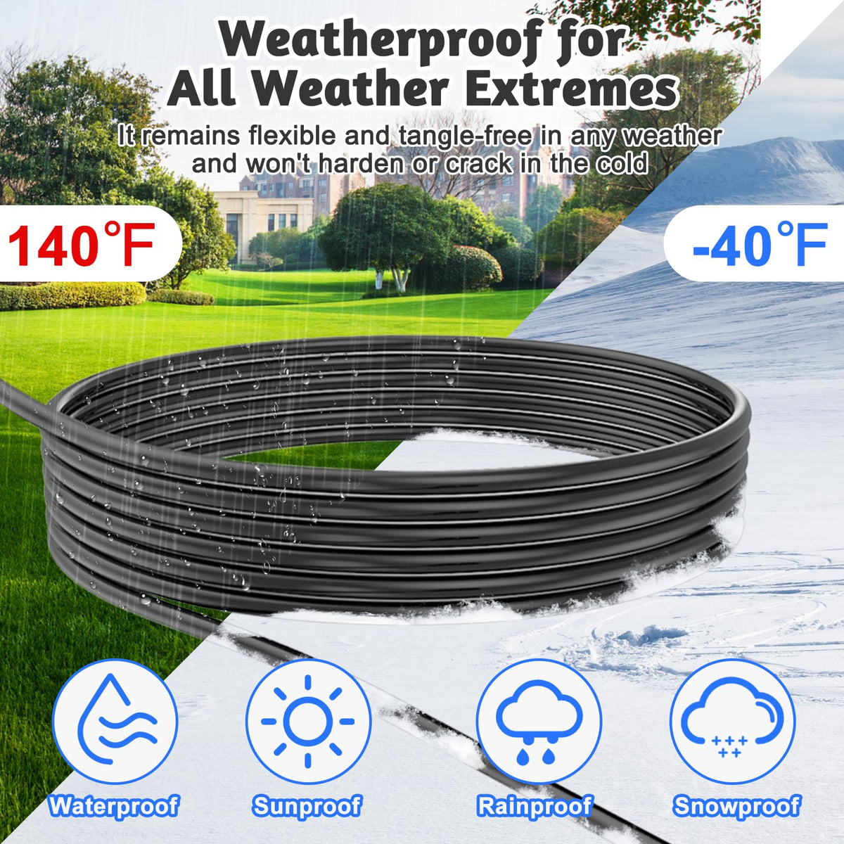 12 Gauge 3 Outlet Outdoor Extension Cord 100 FT L26841
