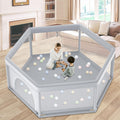 65x65 Inch Hexagonal Baby Playpen V9941