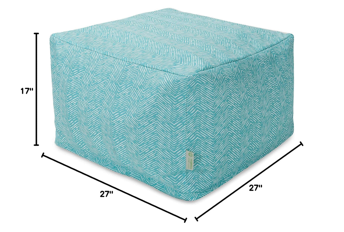 Teal Large Ottoman S786