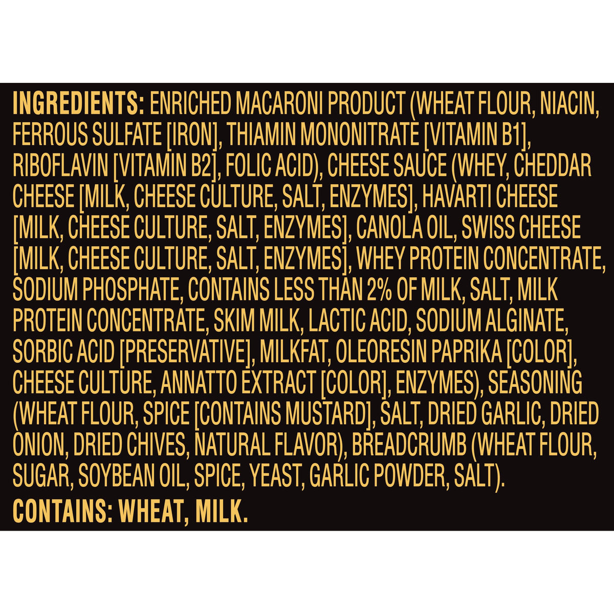 Oven Baked Mac and Cheese, Cheddar Havarti, 12.3 oz W54768