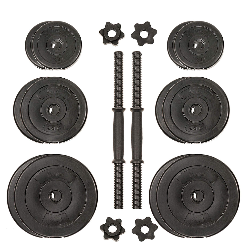 40 Lb Vinyl Dumbbell Set Hand Weights J59975