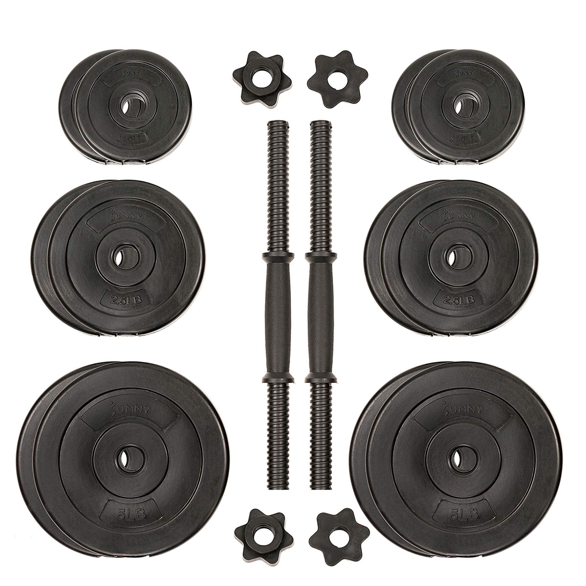 40 Lb Vinyl Dumbbell Set Hand Weights J59975